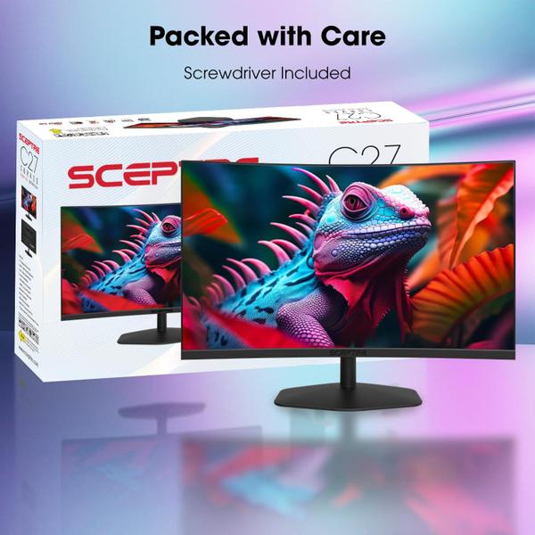 Imagem de Monitor Sceptre Curved Gaming 27" 1500R 100 Hz 1 ms 100% sRGB