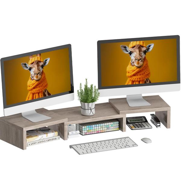 Imagem de Monitor Stand Riser SUPERJARE ajustável para laptop/TV/PC