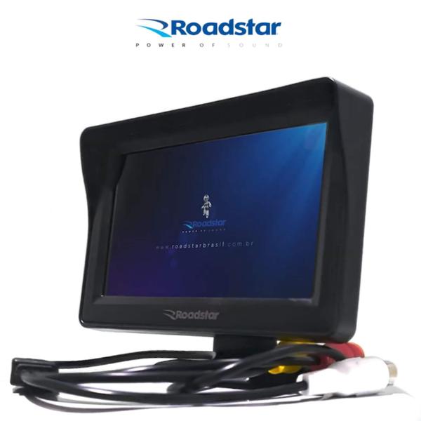 Imagem de Monitor Veicular TFT para Caminhão, Ônibus, Vans, Micro-ônibus 4.3 Polegadas 24V Roadstar - RS-424BR PLUS