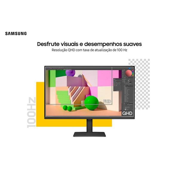 Imagem de Monitor ViewFinity S6 Samsung, 27", Ethernet, HDMI, Display Port, USB, 100Hz, 5ms - LS27D600UALXZD