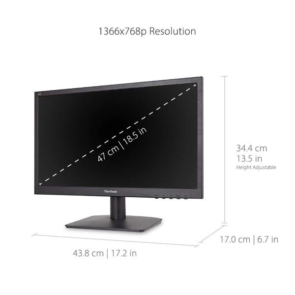 Imagem de Monitor ViewSonic VA1903H 19" WXGA 1366x768p HDMI Preto