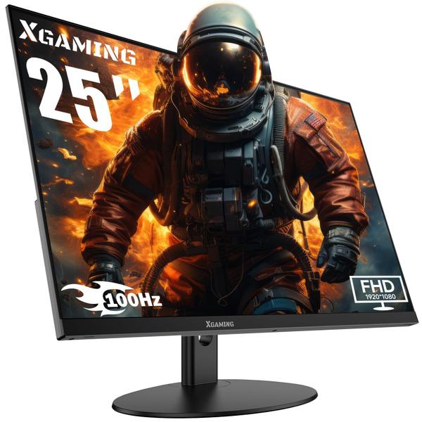 Imagem de Monitor XGaming de 25 polegadas FHD 1080P 100Hz, ultrafino, sem moldura