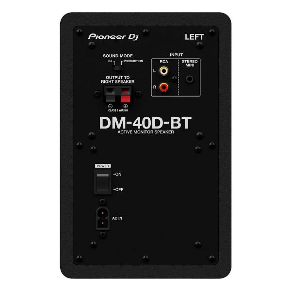 Imagem de Monitores de Áudio Ativos Bluetooth Pioneer DM-40D-BT Preto