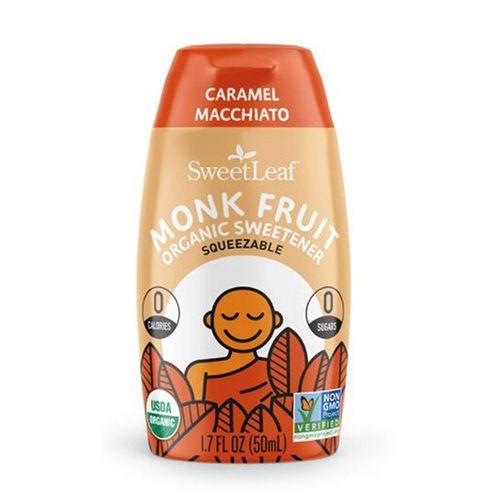 Imagem de Monk Fruit Organic Sweetener Concentrate Caramel Macchiato 1.7 Oz da Sweetleaf Stevia (pacote com 6)