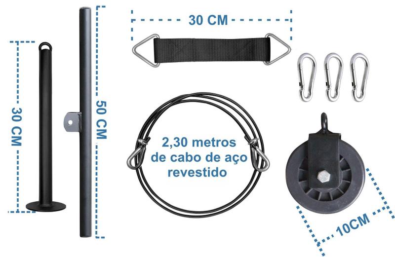 Imagem de Mono Cross Over De Polia Móvel - Pulley Puxada Alta