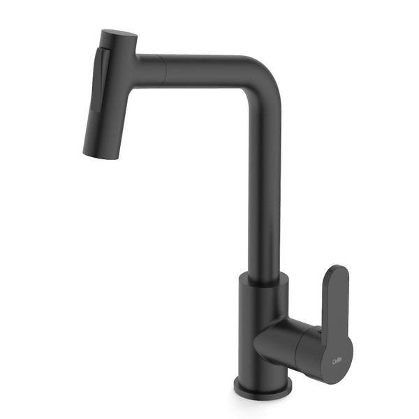 Monocomando de Mesa Para Cozinha com Bica Extraível com 2 Funções Kitchen Celite Imagem de Monocomando de Mesa Para Cozinha com Bica Extraível com 2 Funções Kitchen Celite