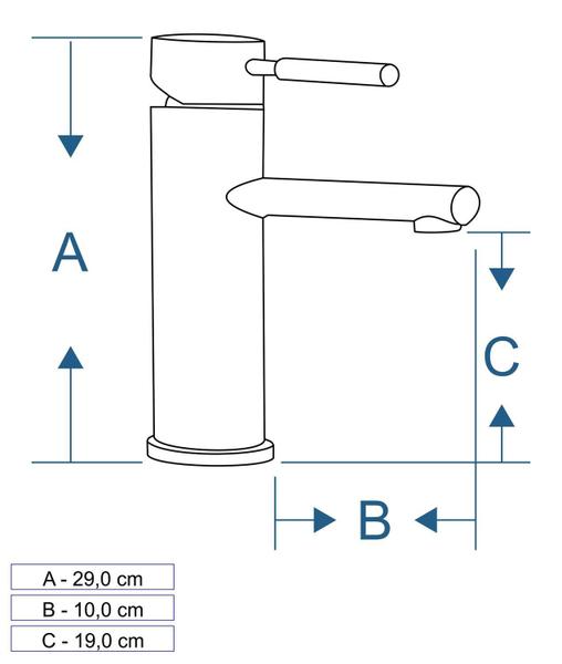 Imagem de Monocomando Oval Alto Metal Cromado