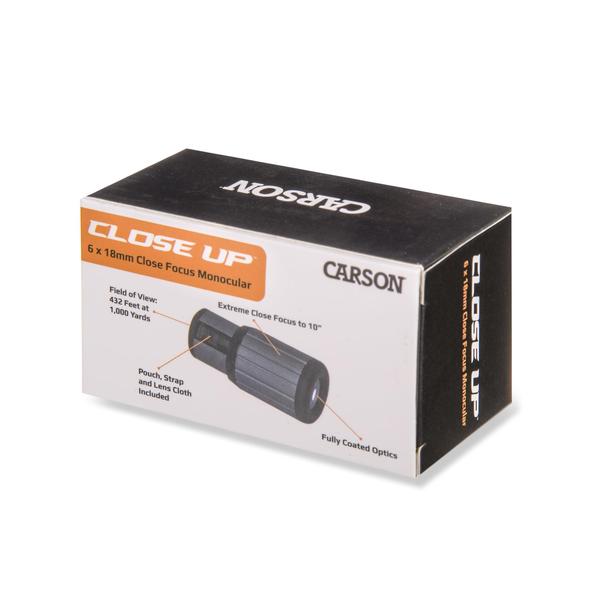 Imagem de Monocular Carson CloseUp 6x18mm Close-Focus CF-618