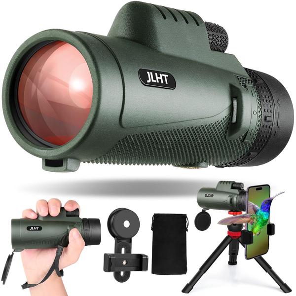 Imagem de Monocular JLHT 40x60 de alta potência com adaptador de smartphone e viagem