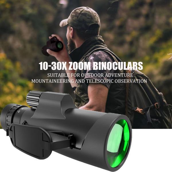 Imagem de Monocular MOCANIO 10-30x50 Zoom à prova d'água com tripé e adaptador