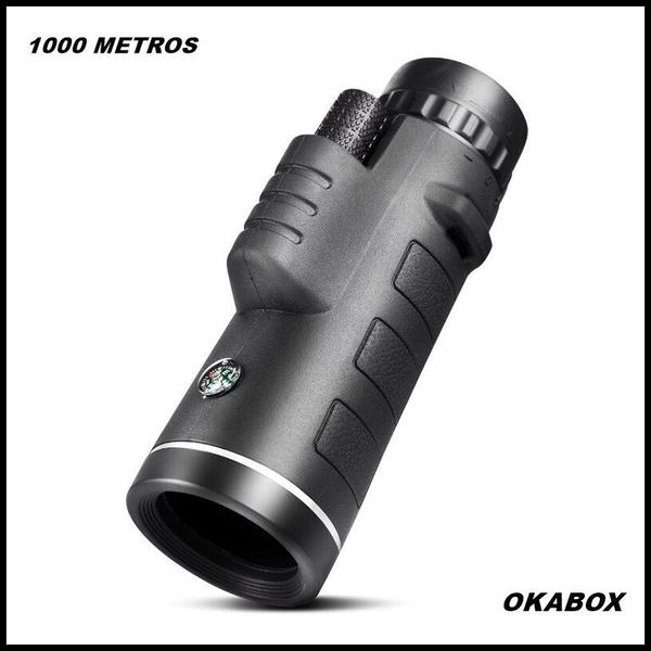 Imagem de monóculo binóculos telescópio monocular suporte celular - 40X60 Luneta 1000 Metros