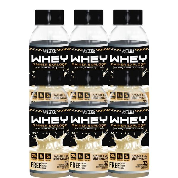 Monodose whey iso hidro zero açúcar (pack 6 unid) - ANABOLIC LABS Imagem de Monodose whey iso hidro zero açúcar (pack 6 unid)