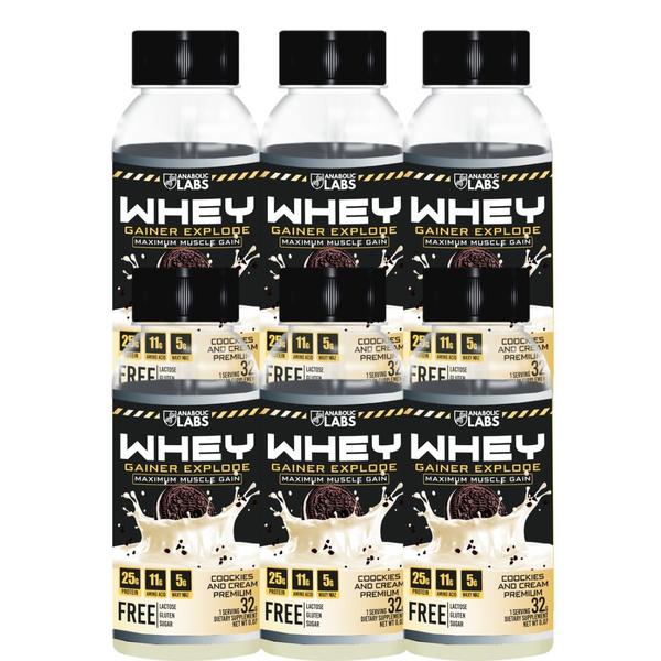Monodose whey iso hidro zero açúcar (pack 6 unid) - ANABOLIC LABS Imagem de Monodose whey iso hidro zero açúcar (pack 6 unid)
