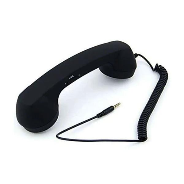 Imagem de Monofone Microfone Pop Phone Kit 5 Und Telefone Chamadas Ligaçoes Portatil Vintage Audio Fone Ouvido Retro Portatil