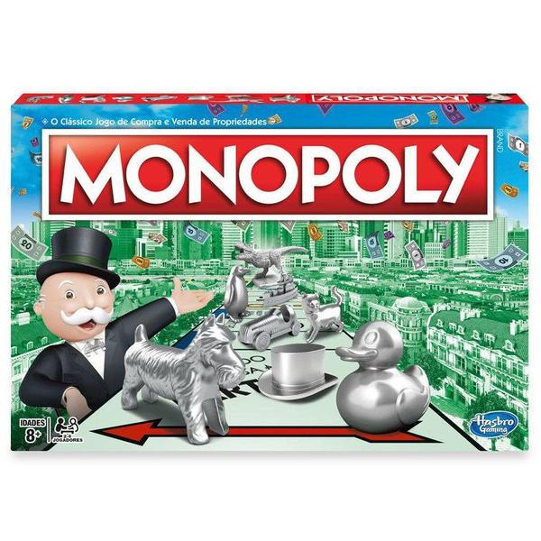 Monopoly O Jogo Original de Compra e Venda de Propriedades em Português Hasbro C1009 Imagem de Monopoly O Jogo Original de Compra e Venda de Propriedades em Português Hasbro C1009