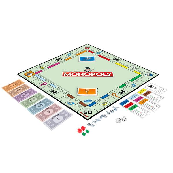 Monopoly O Jogo Original de Compra e Venda de Propriedades em Português Hasbro C1009 Imagem de Monopoly O Jogo Original de Compra e Venda de Propriedades em Português Hasbro C1009