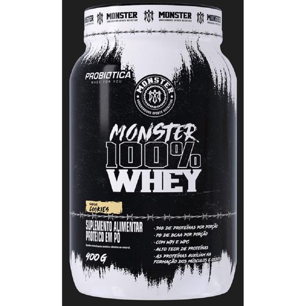 Imagem de Monster 100% Whey Pote 900G - Monster