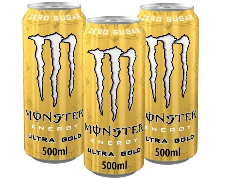 Imagem de Monster Energy Ultra Gold Pineapple Zero Importado - 3 unid