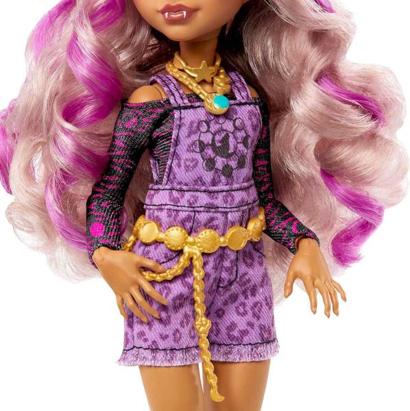 Imagem de Monster High Boneca Clawdeen Wolf 28cm Com Acessórios Mattel HHK52