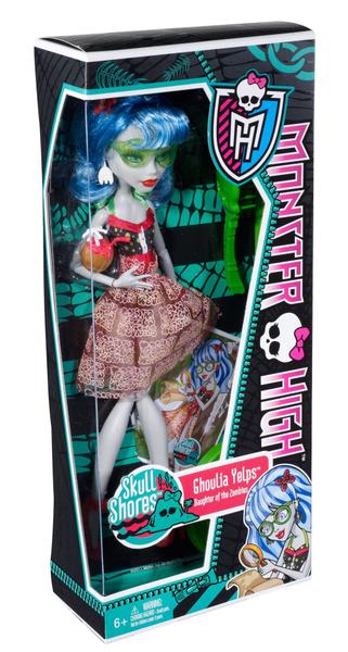 Monster High Bonecas Skull Shores Ghoulia Yelps Imagem de Monster High Bonecas Skull Shores Ghoulia Yelps
