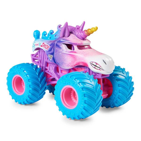 Imagem de Monster Jam 1:64 - 2 Carrinhos - Dragon e Sparkle Smash