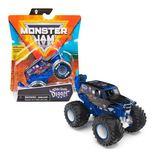 Imagem de Monster Jam Cast Truck - 1:64 - Son Uva Digger - Sunny 2740