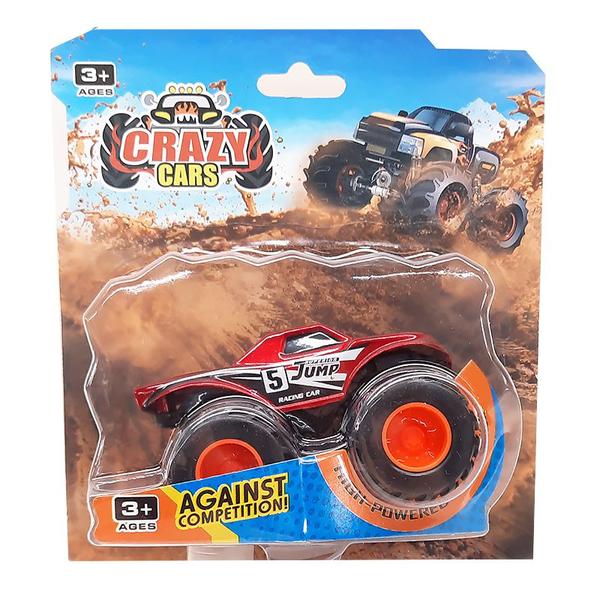 Monster Truck Crazy Cars Vermelho Superior Jump 5 RL071-1 - Dorémi