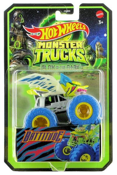 Imagem de Monster Trucks Glow in the Dark - Brilha no Escuro  1/64 - Hot Wheels - Mattel