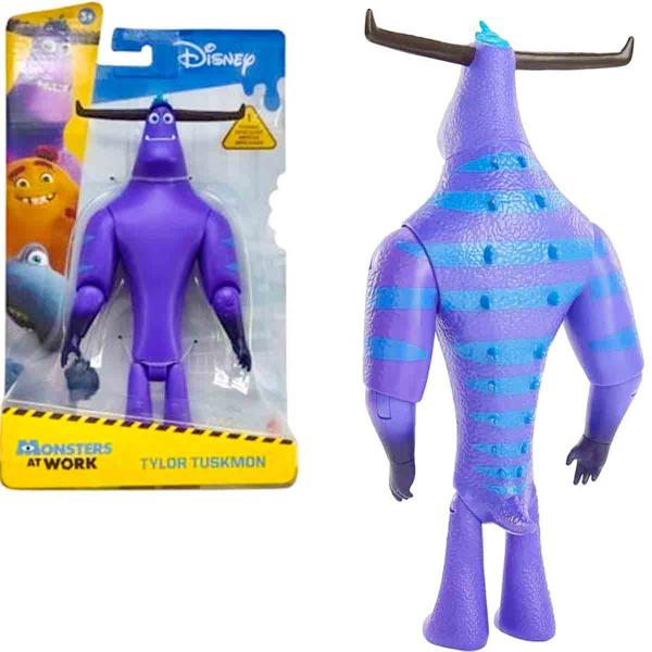 Imagem de Monstros S.A. Boneco Articulado Tylor Tuskmon Disney Mattel