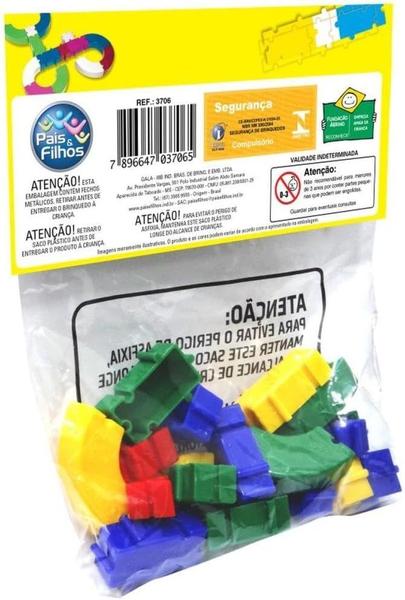 Monta Fácil 20 Peças Blocos De Montar Pais E Filhos Imagem de Monta Fácil 20 Peças Blocos De Montar Pais E Filhos