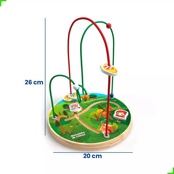 Imagem de Montanha Russa e Labirinto - Chapeuzinho Vermelho - 1566  - Brincadeira De Criança