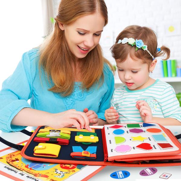 Imagem de Montessori Busy Board Spoilu para crianças de 1 a 4 anos