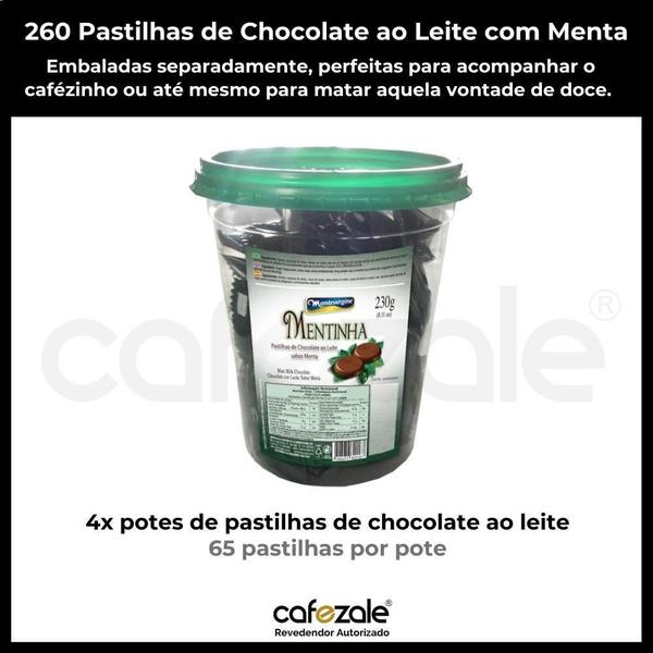 Imagem de Montevérgine Chocolate Com Menta, Mentinha 260 Pastilhas