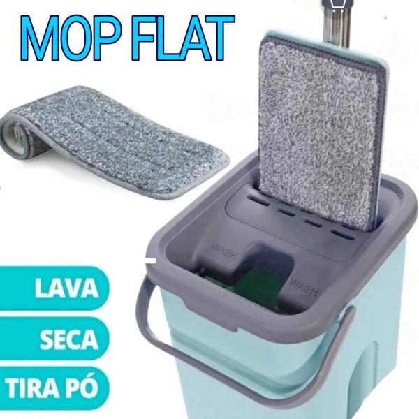 Imagem de mop 2 em 1 Esfregão vassoura Giratório casa cozinha banheiro sala área top