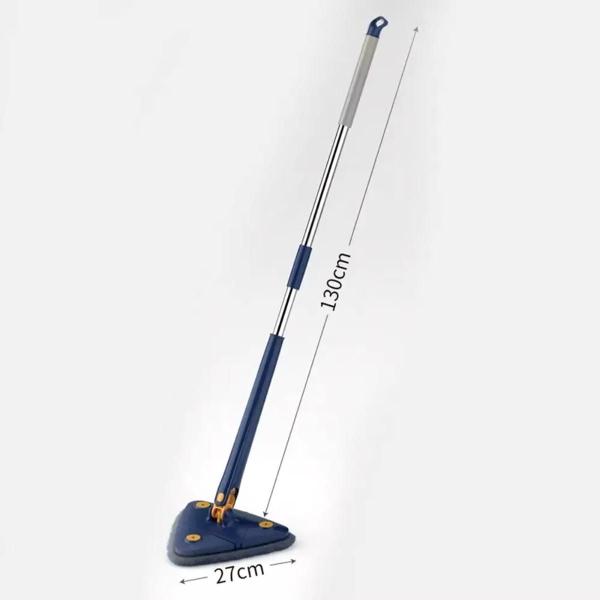 Imagem de Mop Azul Triangular  Rodo com 2 Refil de Limpeza