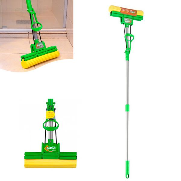 Imagem de Mop Brilhus Sek+ Cabo Extensível Sekito Limpeza Chão Casa Água BT2024 Bettanin