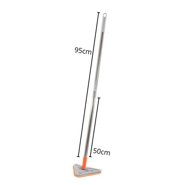 Imagem de Mop com Rodo de Silicone 20cm com Cabo de Metal Telescópico