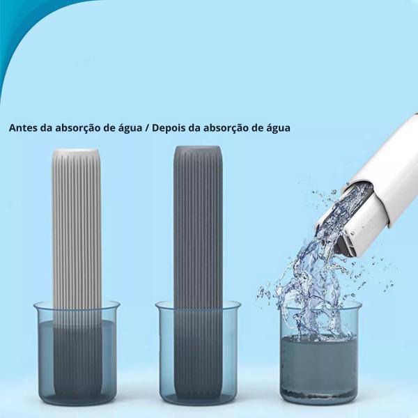 Imagem de Mop Dobrável Mini Portátil Limpeza Vidros Cozinha Resistente Original