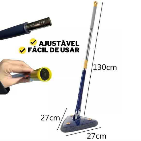 Imagem de Mop Esfregão 360 Triangular: O futuro da limpeza em suas mãos - simples, eficiente, revolucionário!