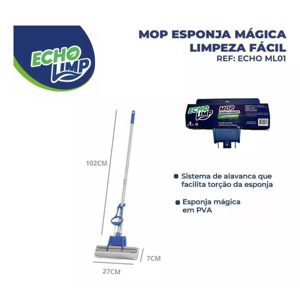 Imagem de Mop Esponja Mágica Limpeza Fácil - Echolimp