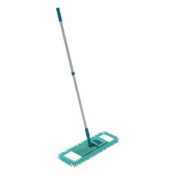 Imagem de Mop Flash Limp Flat Chenile Pano De Microfibra Com 1 Refil E Cabo Extensivel Para Limpeza Seca - Mop7633