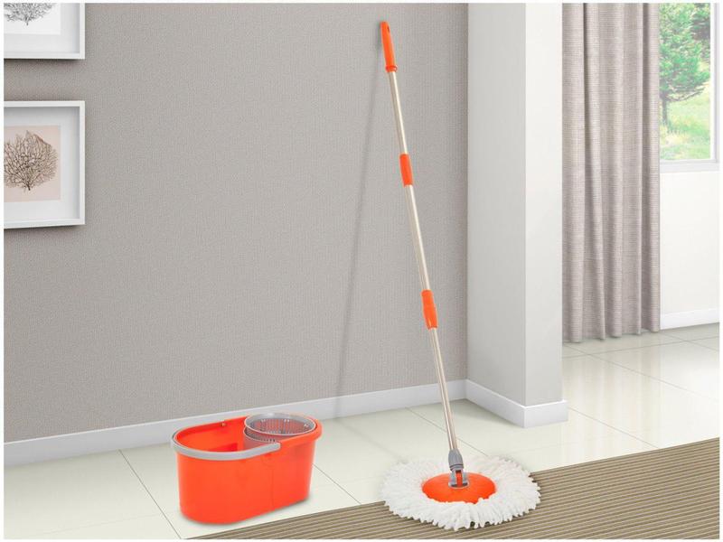 Imagem de Mop Giratório Brilhus Bettanin BT2074 com Balde - Microfibra