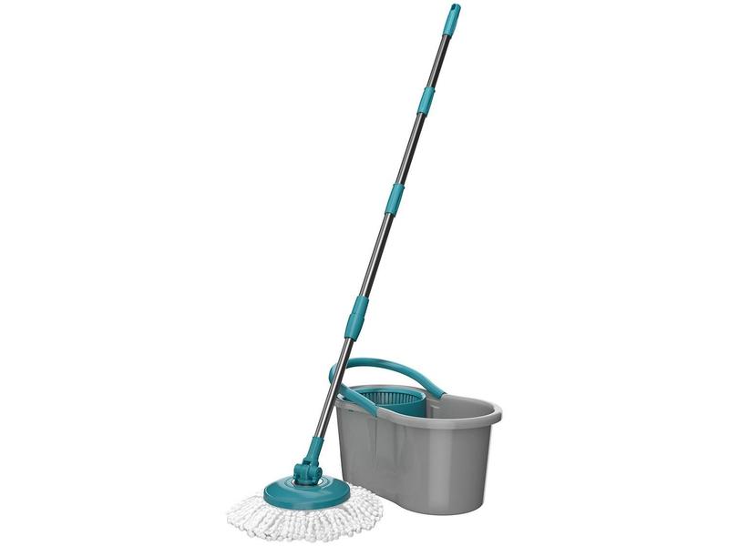 Mop Giratório FlashLimp Fit com Balde - Microfibra Mop Giratório FlashLimp Fit com Balde - Microfibra
