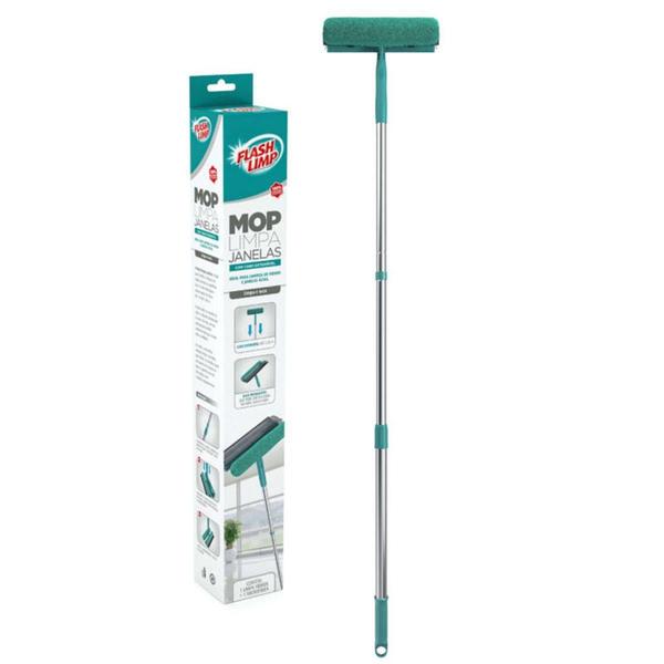 Mop Limpa Vidros Flash Limp 2 em 1 MOP6071 Imagem de Mop Limpa Vidros Flash Limp 2 em 1 MOP6071