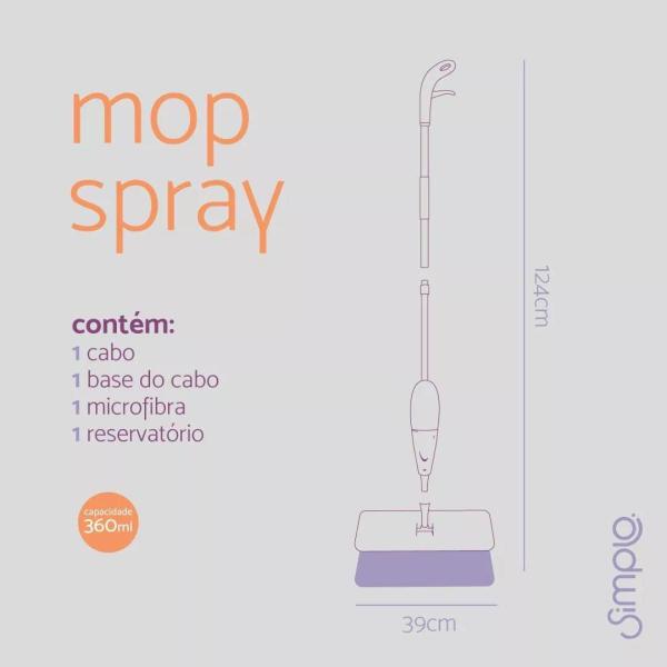 Imagem de Mop Spray com Gatilho e Dispenser - Simplo Oikos