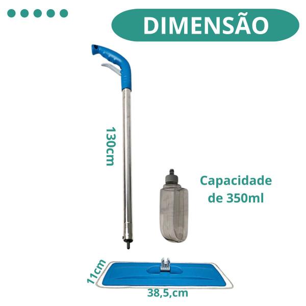 Imagem de Mop Spray Com Reservatório 350ml Esfregão Piso Azulejo Vidro