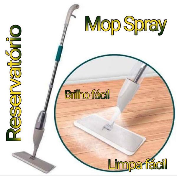 Imagem de Mop Spray Limpa Tudo Com Cabo Fixo E Reservatório Rodo Mágico