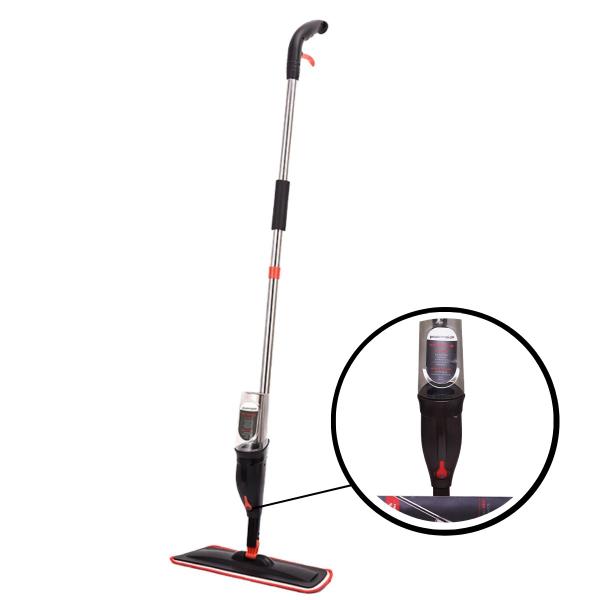 Imagem de Mop Spray Powermaid Cabo Inox Esfregão 360 Microfibra Reservatório 380ml