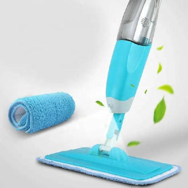 Imagem de Mop Spray Rodo Limpador Durável - Metal, Plástico, Fibras