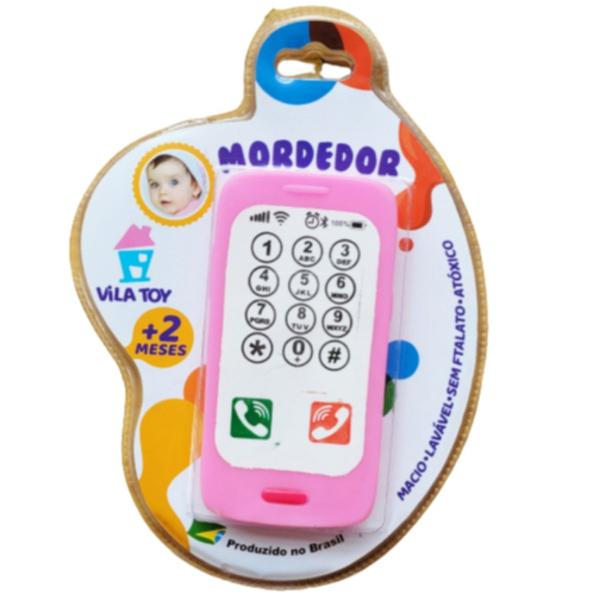 Imagem de Mordedor Bebê Macio Massageador Gengiva Controle e Celular Infantil Dentição Seguro Sem BPA Ftalato Atóxico Lavável